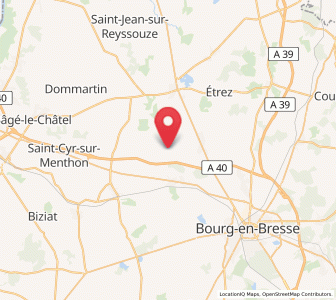 Map of Saint-Martin-le-Châtel, Auvergne-Rhône-Alpes