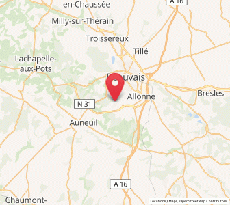 Map of Saint-Martin-le-Nœud, Hauts-de-France