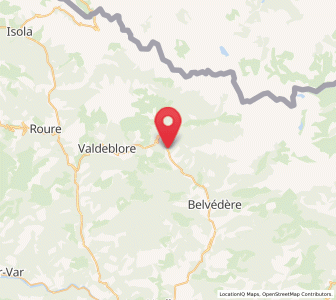Map of Saint-Martin-Vésubie, Provence-Alpes-Côte d'Azur
