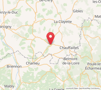 Map of Saint-Maurice-lès-Châteauneuf, Bourgogne-Franche-Comté