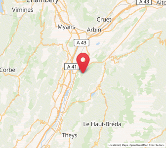 Map of Saint-Maximin, Auvergne-Rhône-Alpes
