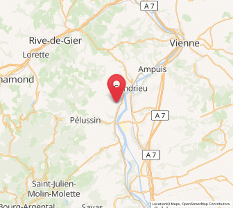 Map of Saint-Michel-sur-Rhône, Auvergne-Rhône-Alpes