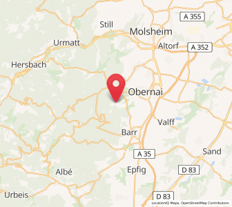 Map of Saint-Nabor, Grand Est