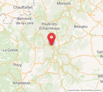 Map of Saint-Nizier-d'Azergues, Auvergne-Rhône-Alpes