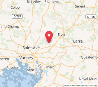 Map of Saint-Nolff, Brittany