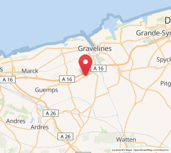 Map of Saint-Omer-Capelle, Hauts-de-France