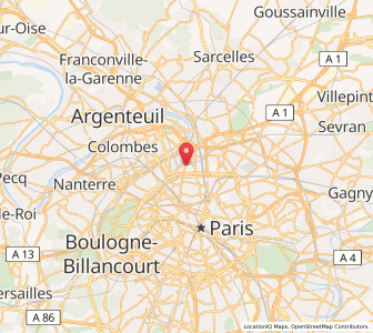 Map of Saint-Ouen, Île-de-France