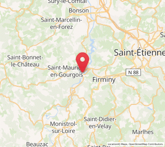 Map of Saint-Paul, Auvergne-Rhône-Alpes