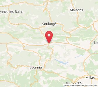 Map of Saint-Paul-de-Fenouillet, Occitanie