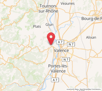 Map of Saint-Péray, Auvergne-Rhône-Alpes
