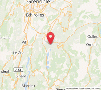Map of Saint-Pierre-de-Mésage, Auvergne-Rhône-Alpes