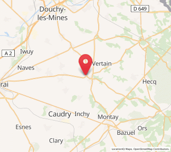 Map of Saint-Python, Hauts-de-France