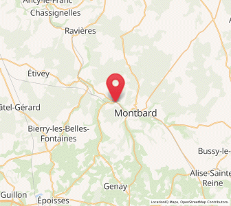 Map of Saint-Rémy, Bourgogne-Franche-Comté