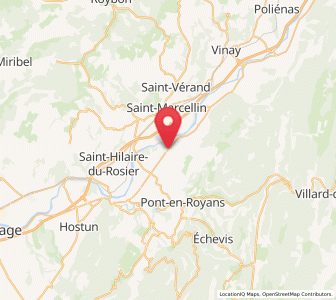 Map of Saint-Romans, Auvergne-Rhône-Alpes
