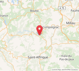 Map of Saint-Rome-de-Tarn, Occitanie