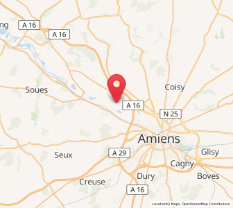 Map of Saint-Sauveur, Hauts-de-France