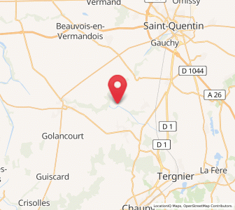 Map of Saint-Simon, Hauts-de-France
