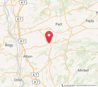Map of Saint-Sorlin-en-Valloire, Auvergne-Rhône-Alpes