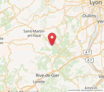 Map of Saint-Sorlin, Auvergne-Rhône-Alpes