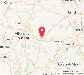 Map of Saint-Sylvestre-sur-Lot, Nouvelle-Aquitaine