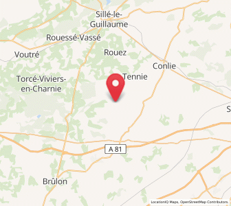 Map of Saint-Symphorien, Pays de la Loire