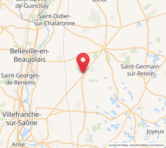 Map of Saint-Trivier-sur-Moignans, Auvergne-Rhône-Alpes