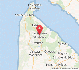 Map of Saint-Vivien-de-Médoc, Nouvelle-Aquitaine