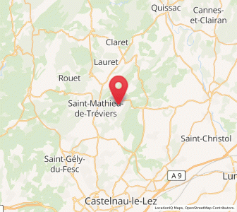 Map of Sainte-Croix-de-Quintillargues, Occitanie