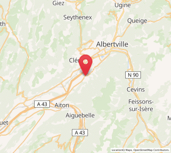 Map of Sainte-Hélène-sur-Isère, Auvergne-Rhône-Alpes