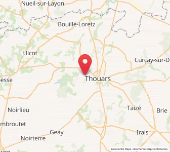 Map of Sainte-Radegonde, Nouvelle-Aquitaine