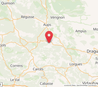 Map of Salernes, Provence-Alpes-Côte d'Azur