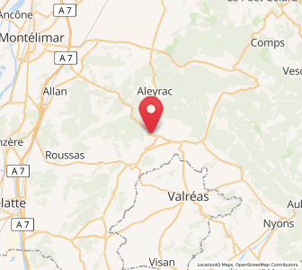 Map of Salles-sous-Bois, Auvergne-Rhône-Alpes