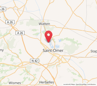 Map of Salperwick, Hauts-de-France