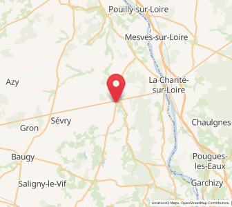 Map of Sancergues, Centre