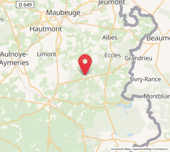 Map of Sars-Poteries, Hauts-de-France