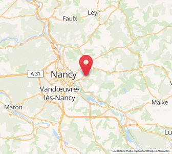Map of Saulxures-lès-Nancy, Grand Est