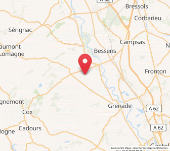 Map of Savenès, Occitanie