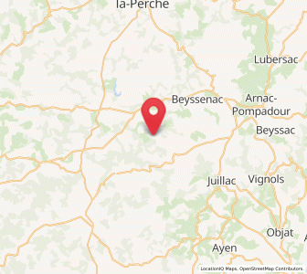 Map of Savignac-Lédrier, Nouvelle-Aquitaine