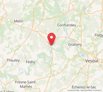 Map of Scey-sur-Saone-et-Saint-Albin, Bourgogne-Franche-Comté