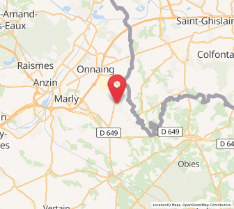 Map of Sebourg, Hauts-de-France