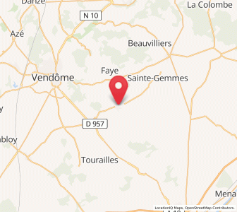 Map of Selommes, Centre