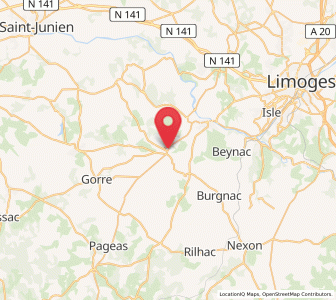 Map of Séreilhac, Nouvelle-Aquitaine