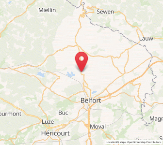 Map of Sermamagny, Bourgogne-Franche-Comté