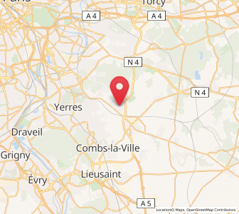 Map of Servon, Île-de-France