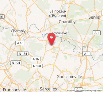 Map of Seugy, Île-de-France