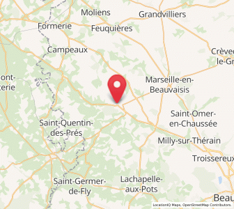Map of Songeons, Hauts-de-France