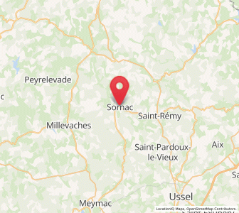 Map of Sornac, Nouvelle-Aquitaine
