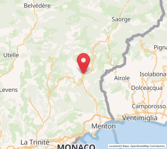 Map of Sospel, Provence-Alpes-Côte d'Azur