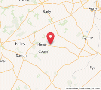 Map of Souastre, Hauts-de-France
