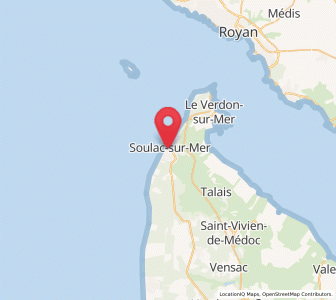 Map of Soulac-sur-Mer, Nouvelle-Aquitaine